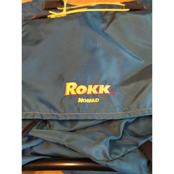 ROKK Nomad Backpack External Aluminum Frame Camping Hiking Green - Picture 4 of 12